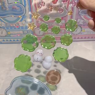 3d立体浮雕贴纸角落萌物立体实心浮雕叠叠贴手工可爱创意贴纸玩具