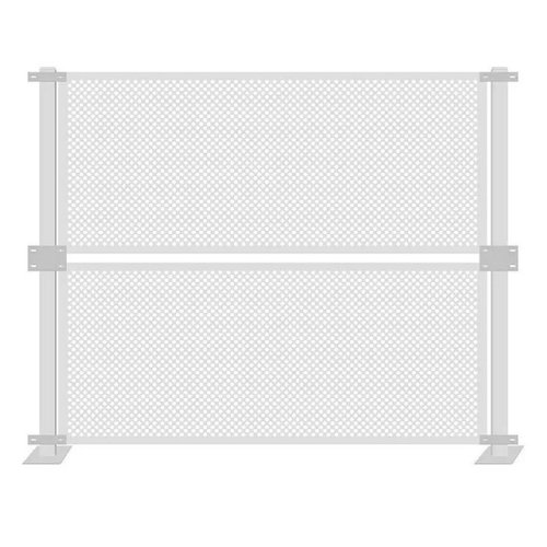 冲孔围挡防风白色圆孔冲孔板护栏市政施工隔离围挡沿海防腐镀锌板