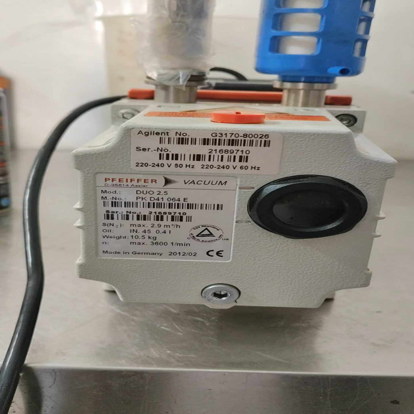 普发DUO2.5真空泵，普发真空泵质谱仪前级泵，保养测试好，（零零