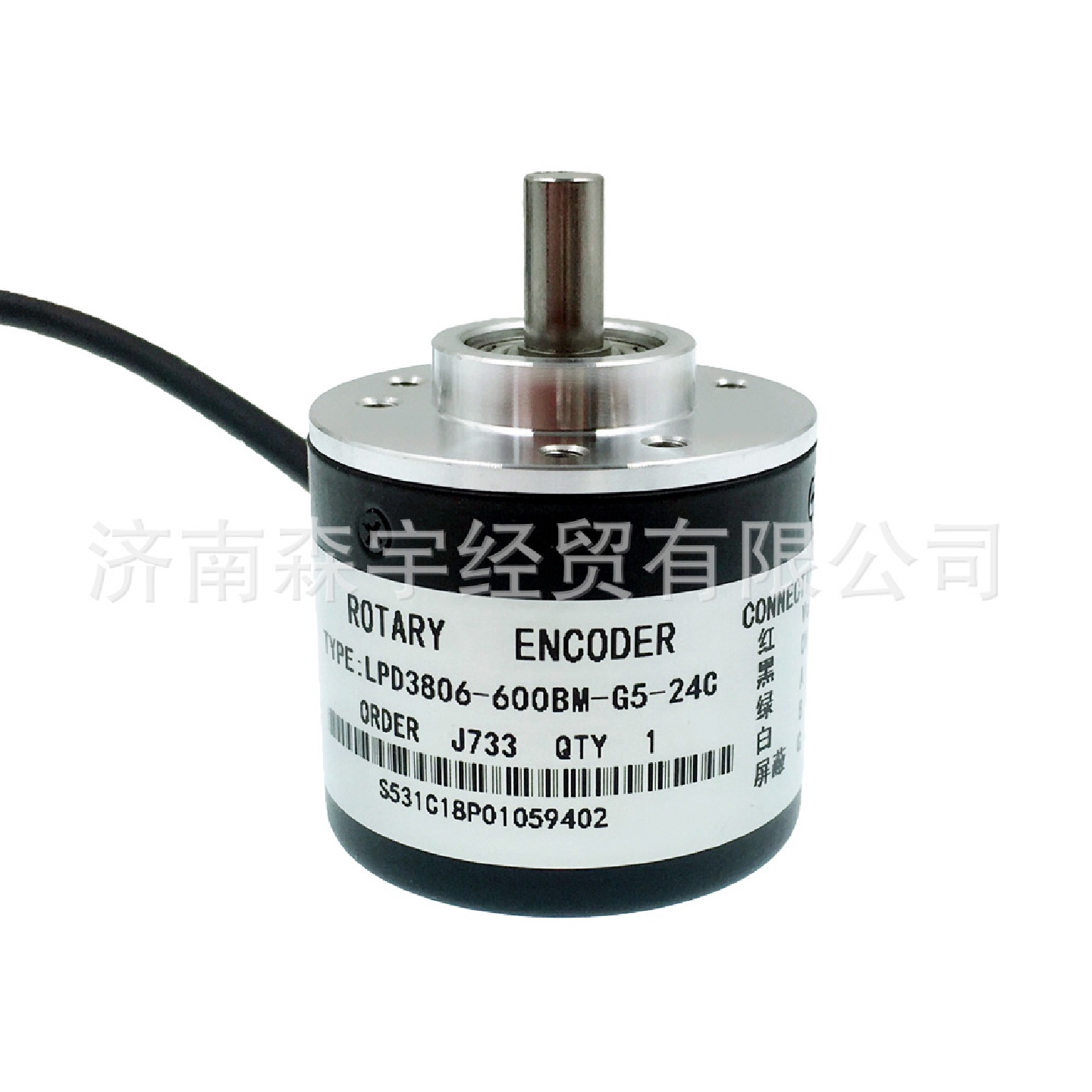 LPD3806-600BM-G5-24C600脉冲实心轴AB相增量式光电旋转编码器