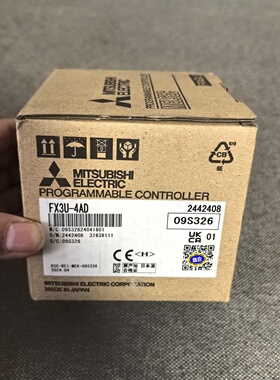 议价三菱FX3U4AD模拟量输入模块原装正品全新2024议价