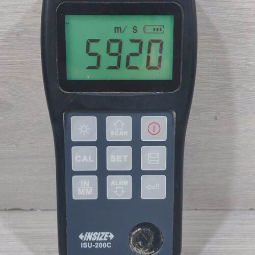 ULTRASONIC THICKNESS GAUGE INSIZE ISU200C 2 X 1.5 V  TRIED