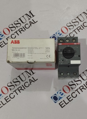 ABB MS1162.5 1SAM250000R1007 MOTOR PROTECTION CIRCUIT BREAKE