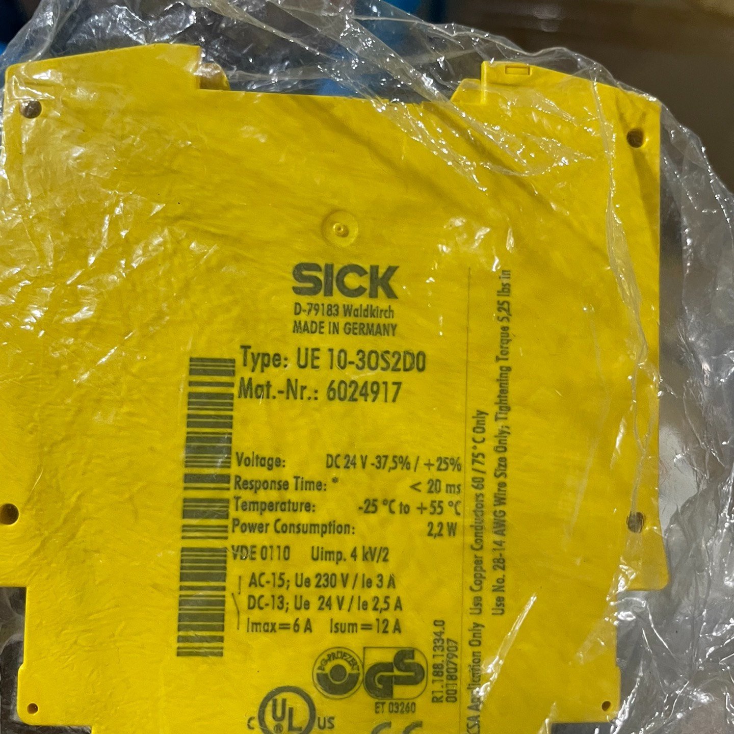 UE103OS2D0原装S施克SICK安全继电器UE议价,电子元器件市场,其它元器件,淘宝优惠券,粉丝福利购,淘宝优惠卷