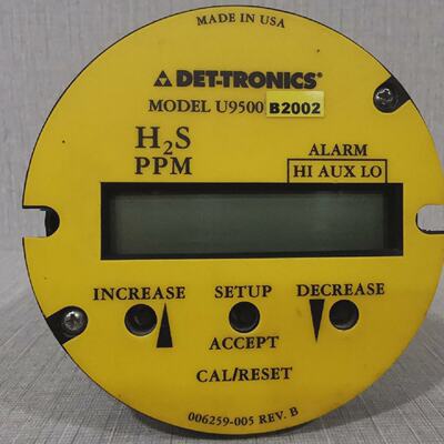 DETTRONICS U9500 B2002 REV W GAS DETECTOR