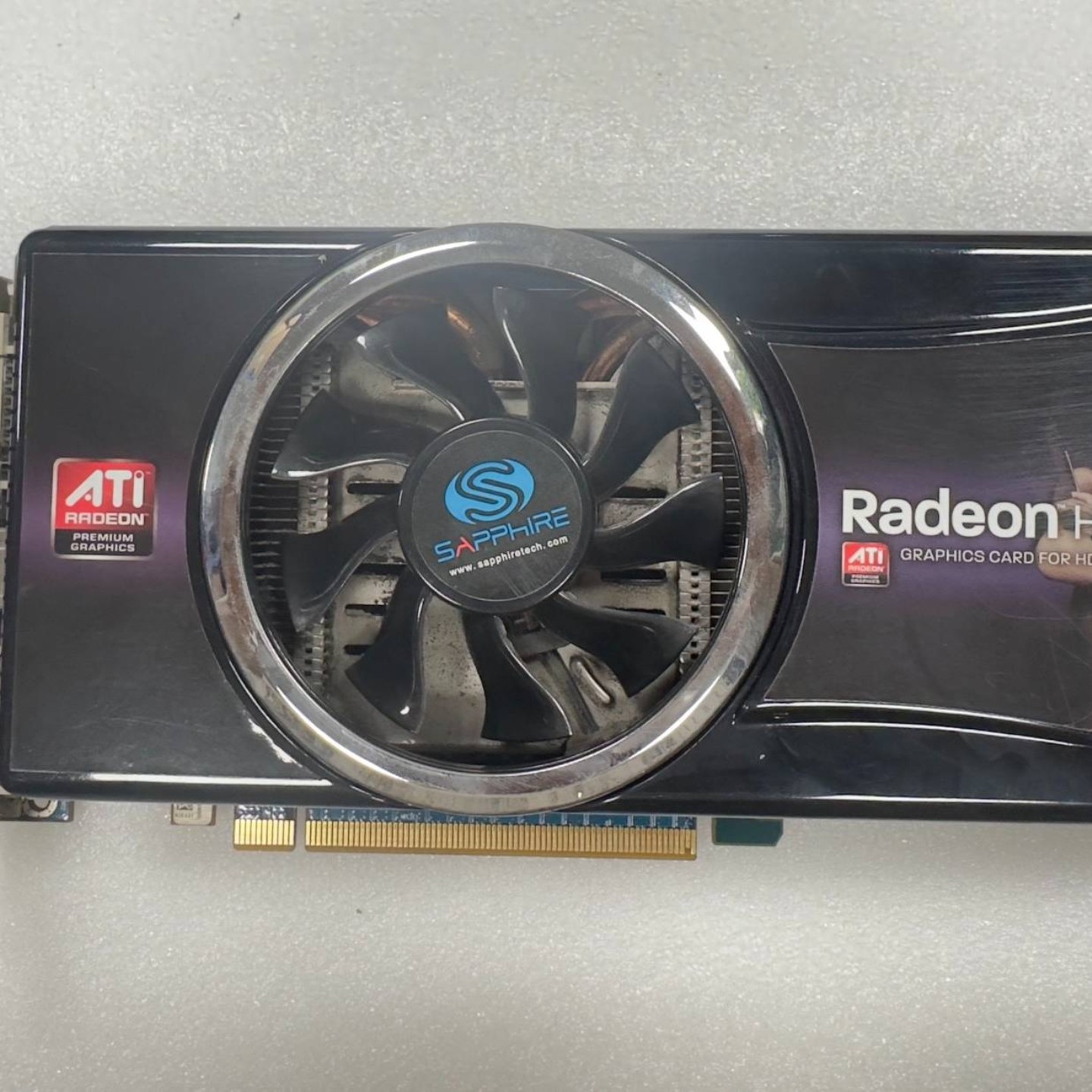 售前询价议价蓝宝石  HD4870 1G 实图使用正常 包好