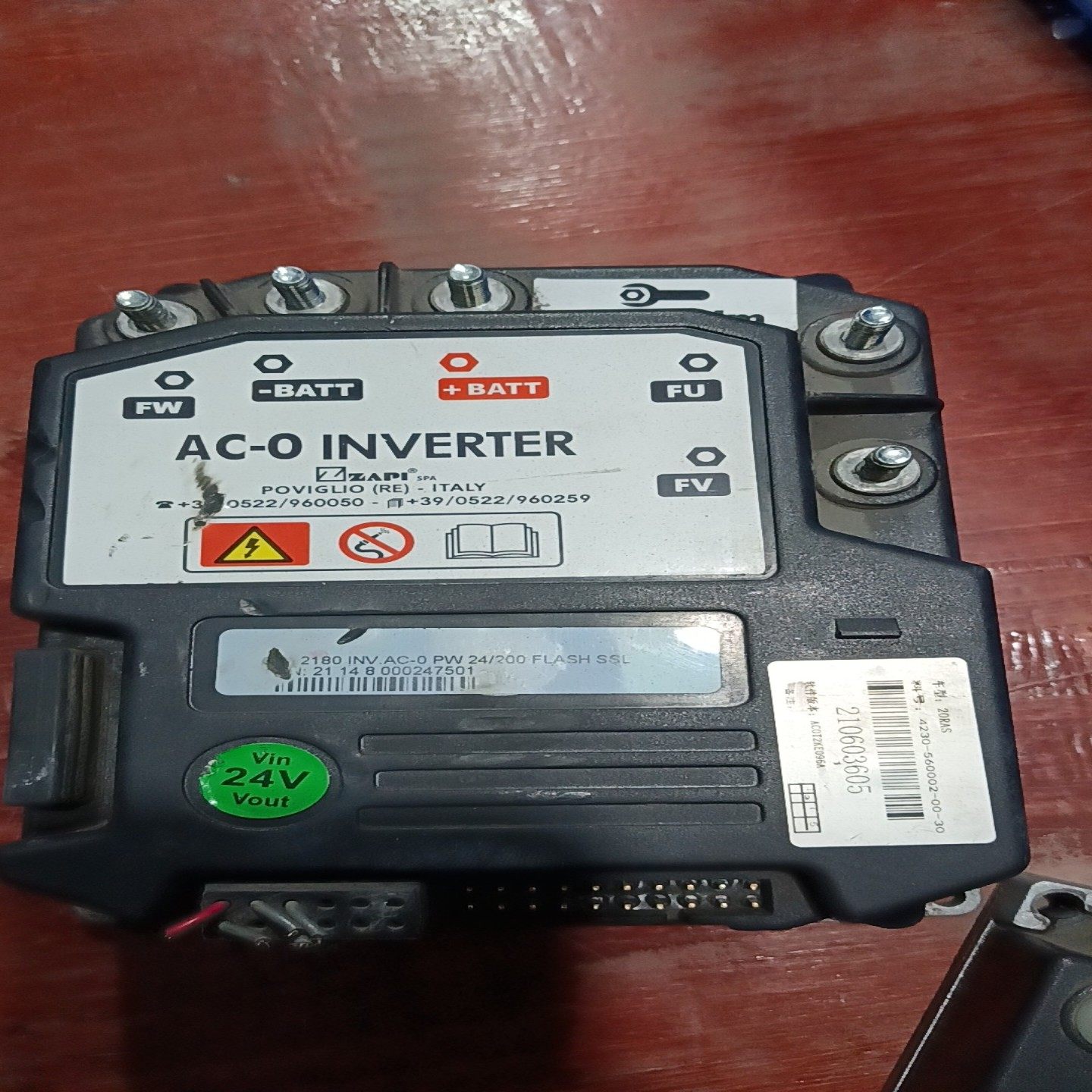 【请询价】ZAPI萨牌AC-O INVERTER控制器24V电压拆