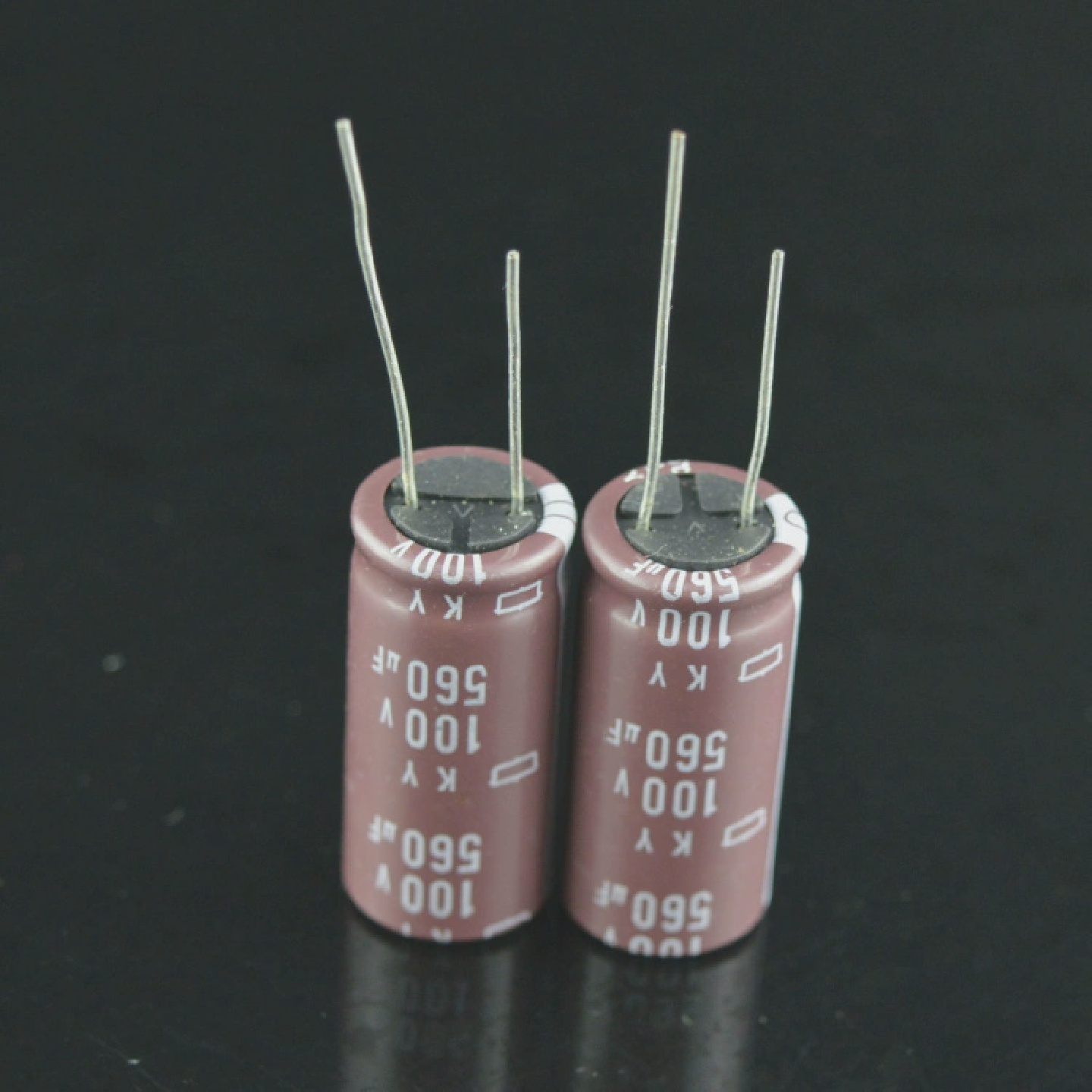 100v560uf100v黑金刚KY高频低阻滤波固定铝电解电容器105度18*35