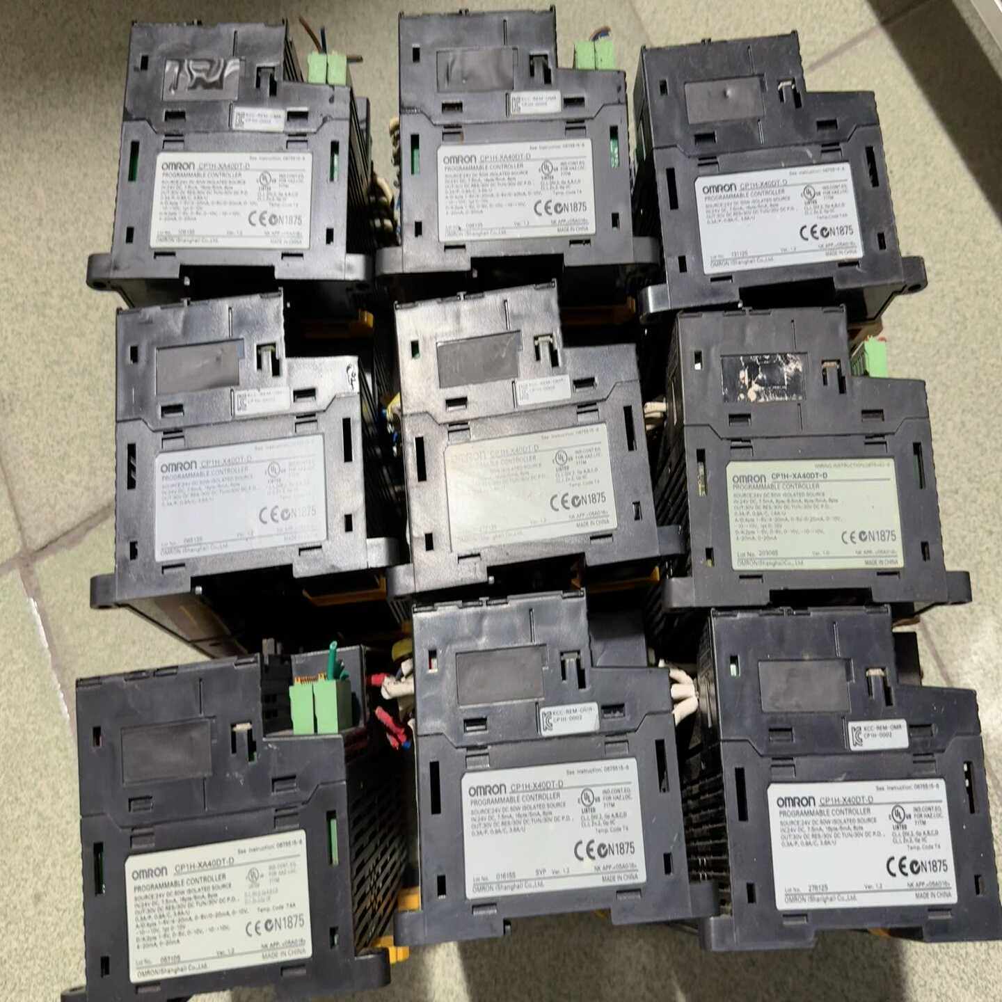 询价欧姆龙OmronCP1H-X40DT-DPLC控制器，拆