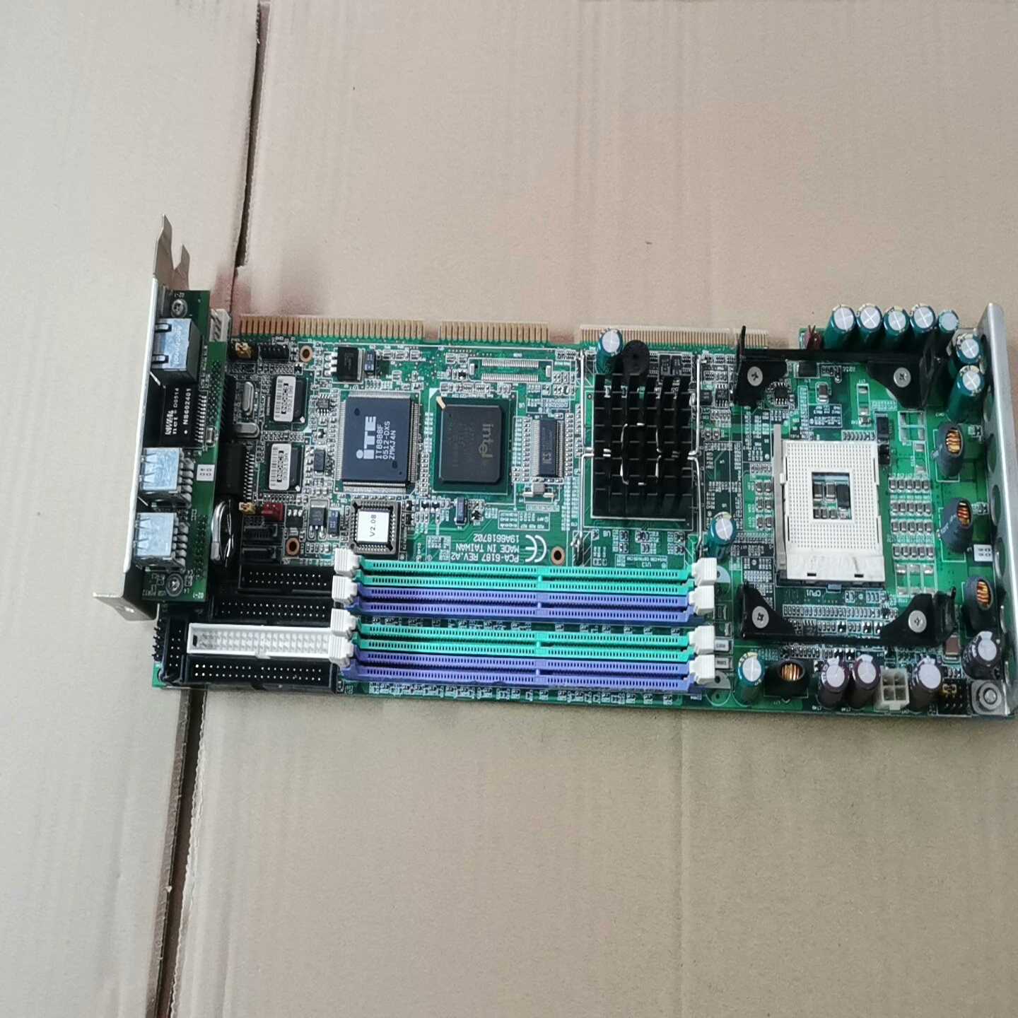 议价研华工控主板PCA-6187G2A2双网口拆机下来