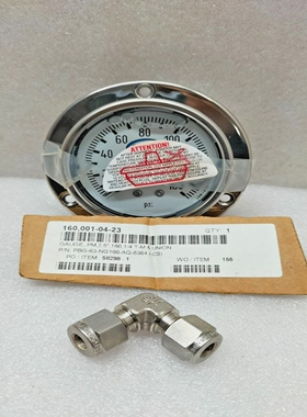 SWAGELOKPBG-63-NG160-AQ-8364压力测量160PSI