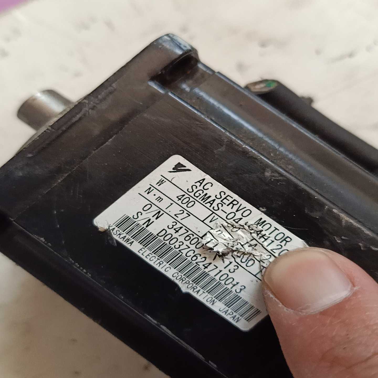 议价安川电机SGMAS-04ACAH12eC拆机包好实图拍现货/维修