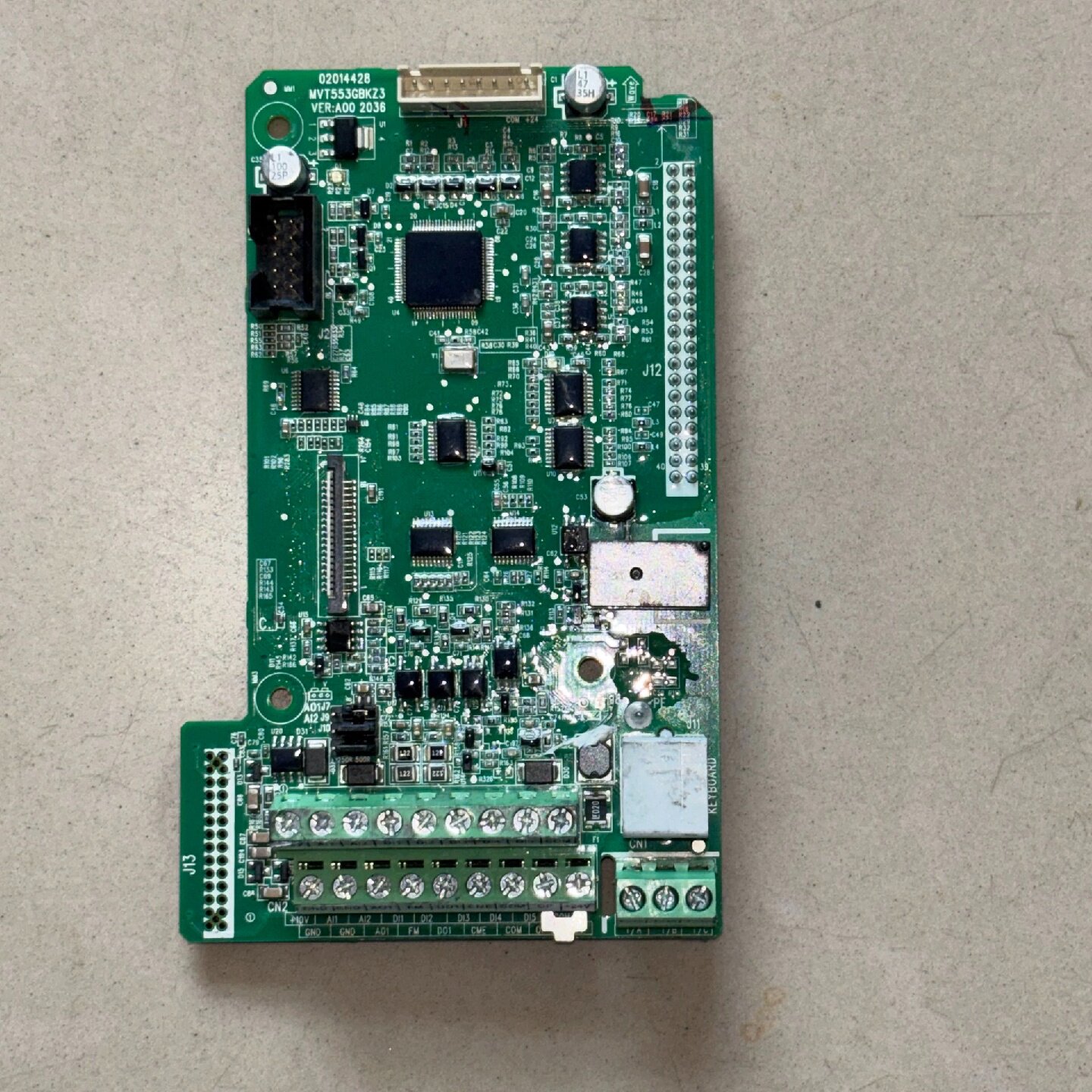 MVT553GBKZ3汇川变频器MD500主控制CPU板系列