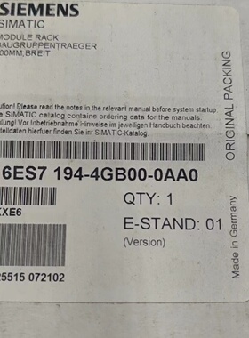 询价-6ES71944GB00OAA0