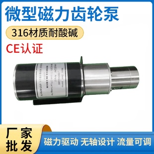 供应小型磁力齿轮泵可调微型小型水泵不锈钢齿轮泵循环泵