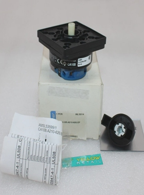 KRAUS&NAIMERCA10B-A210-620EF单极3位置旋转凸轮开关