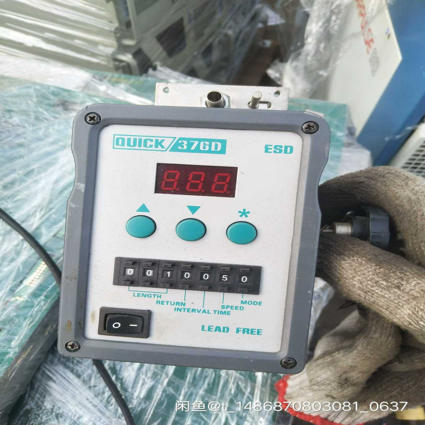 QUICK快克376D焊台实物如图功能正常，无其他附件--议价商品