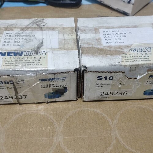 全新NEWWAY空气轴承65mm扁平圆盘S106501型号议价