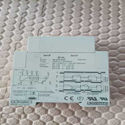 件CROUZET高诺斯继电器EIL84872询价