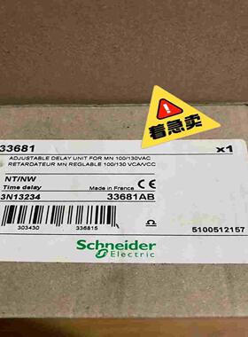 施耐德延时单元110V33681--议价商品