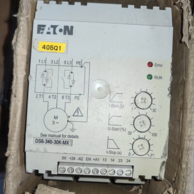 EATON伊顿软启动器DS7340SX055N0LDS拍前询价