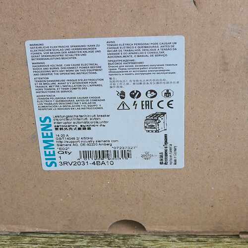 3RV2031-4BA10断路器 德国制造~询价