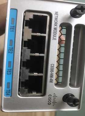 思科模块9300-NM-4M到货一个二手的，便宜甩，看上的私