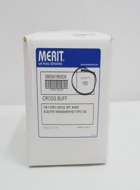 BoxOf100MeritAbrasives08834189309CrossBuff1-1/2X1/