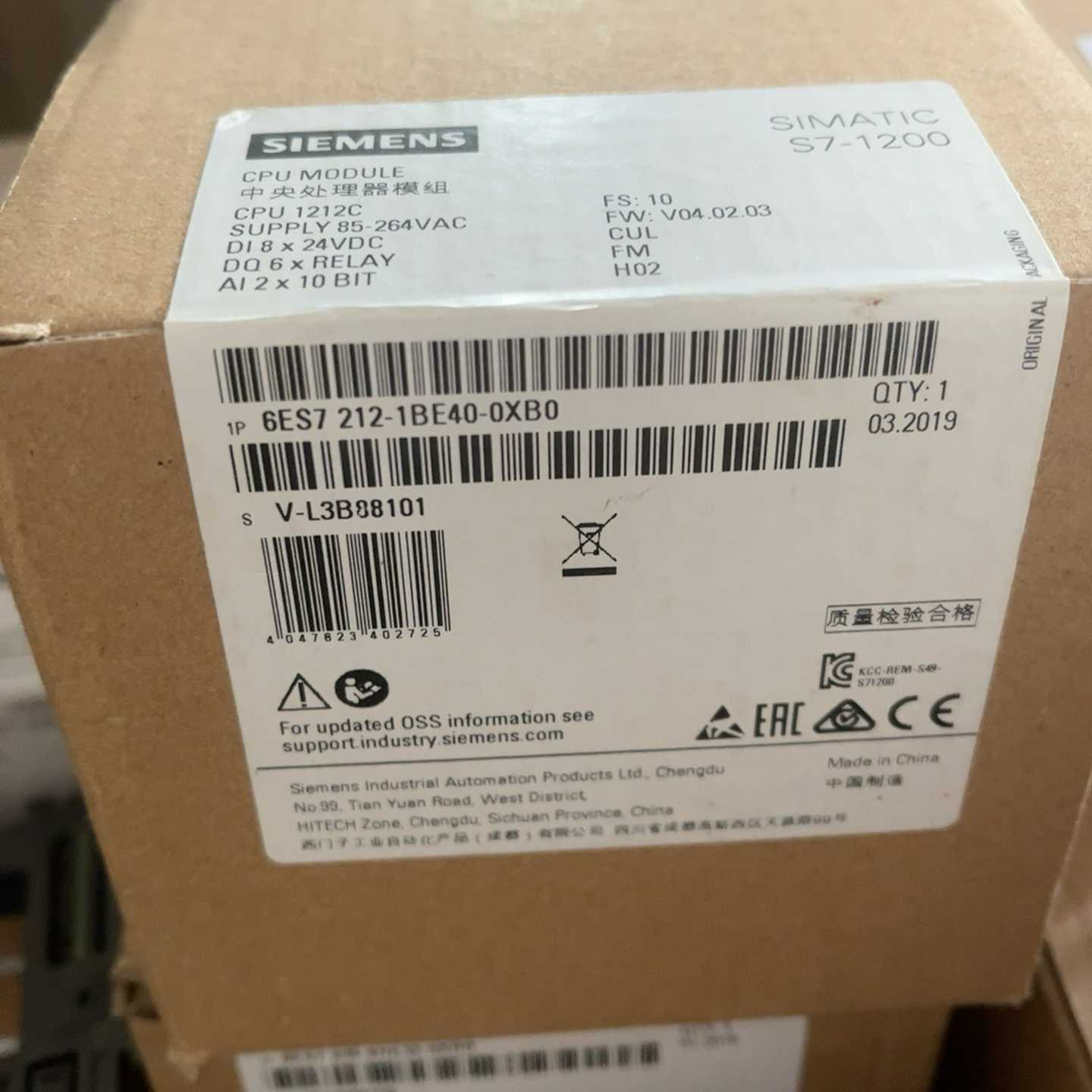 询价6ES7212-1BE40-0XB0