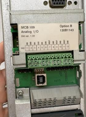 （议价)议价MCB109 丹佛斯变频器通IO卡 130B1143 成色适用