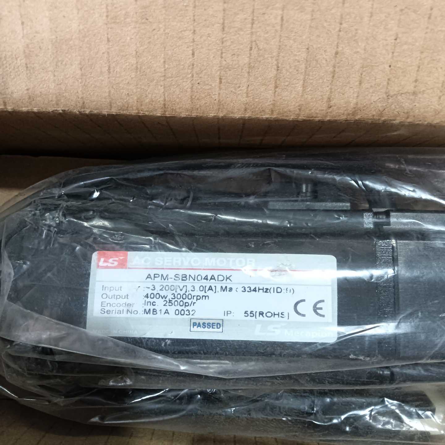 询价LS伺服电机APM-SBN04ADK库存全新实物图