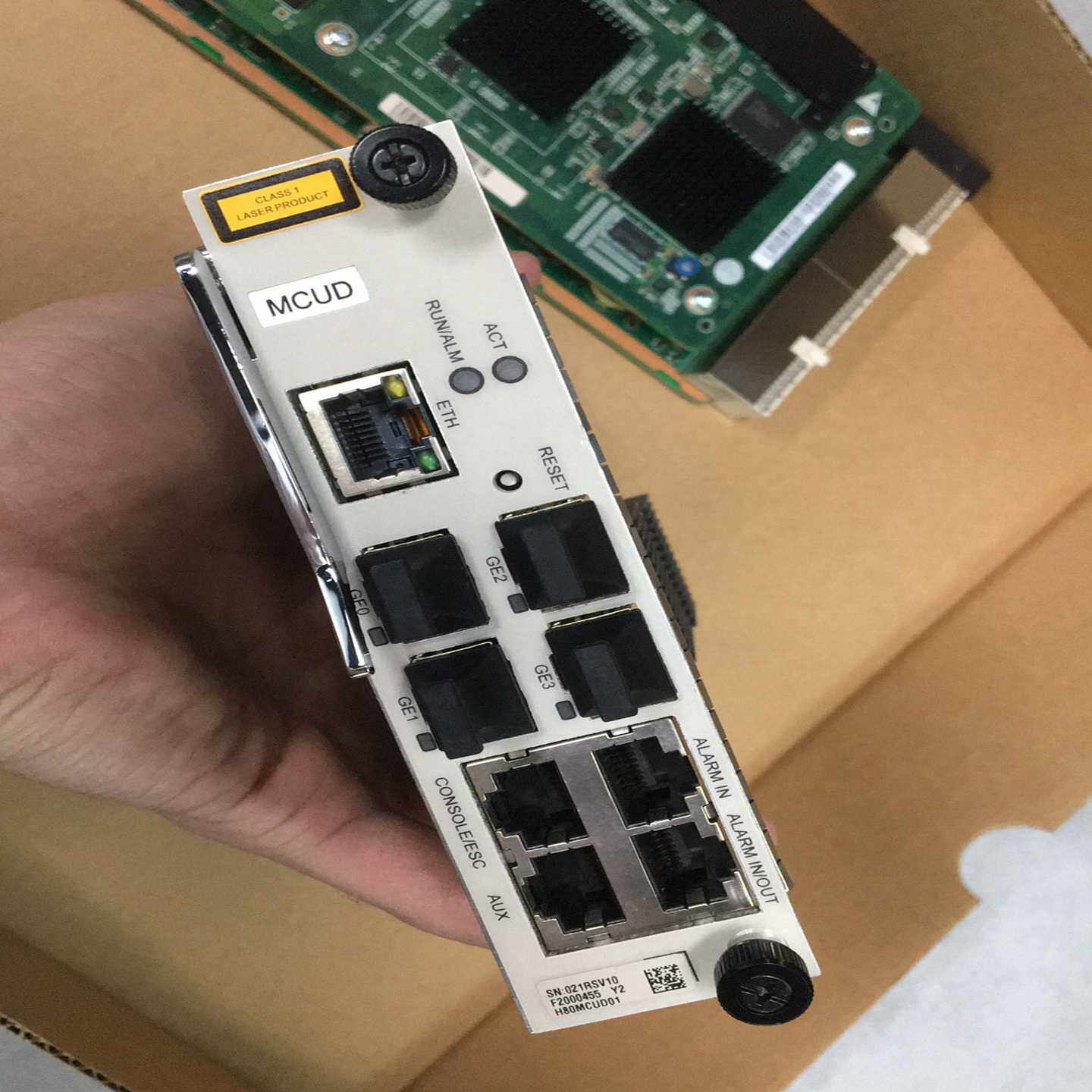 华为MCUD 千兆主控板MA5608T 二手拆机 有两张 一
