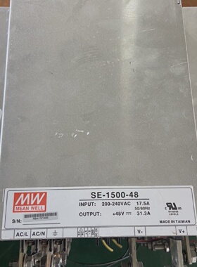 明纬SE-1500-48台湾明纬1500W48V31A原装正品二手拆机