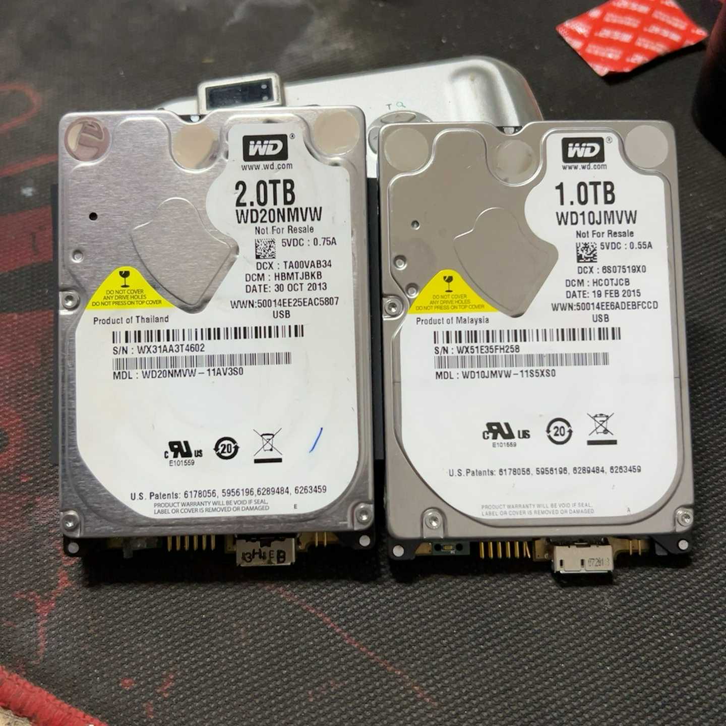 西数1T-2T机械硬盘，有需要的老板来，正常使用，标价2t-询价客服