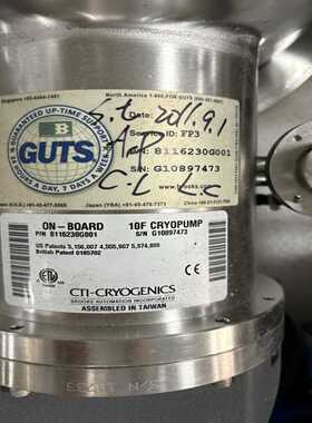 美国CTI-CRYOGENICS低温泵，型号10FCRYO-议价