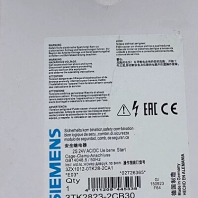 询价-安全继电器3TK28232CB30