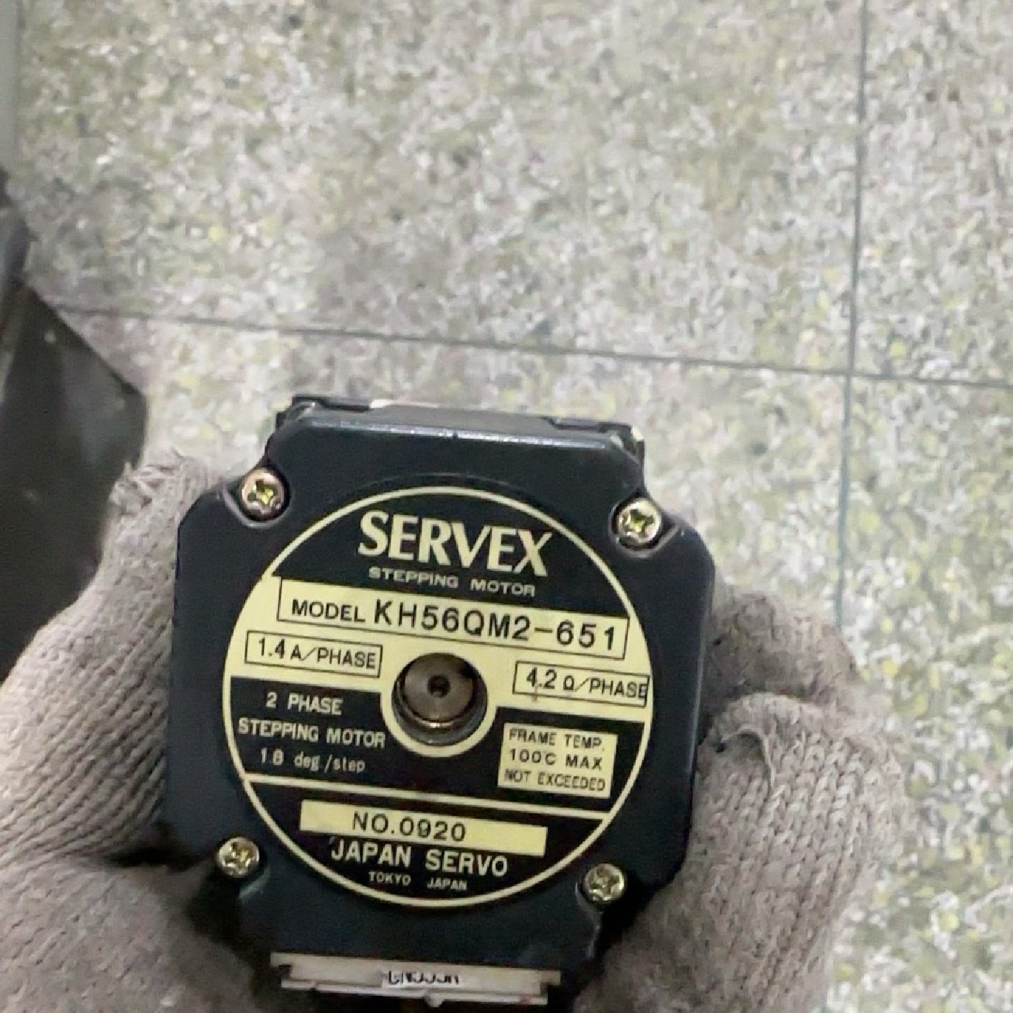SERVEX步进电机KH56QM2-651拆机贴片机电机CM询价