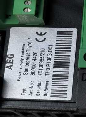 询价拍~库存德国AEG数字调功器Thyro-P  800