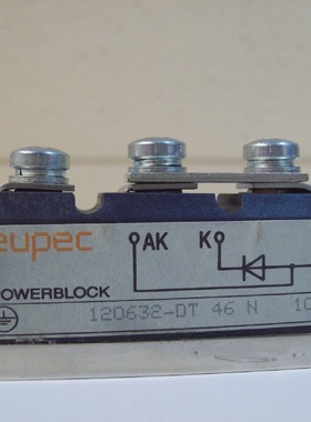 EUPEC 120632DT POWER BLOCK MODULE 46 N 10DD  USED  FREE SHIP