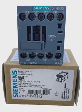 Siemens 3RT20171BB42 Power Contactor 12A 5.5kW 400V 3 Pole 2