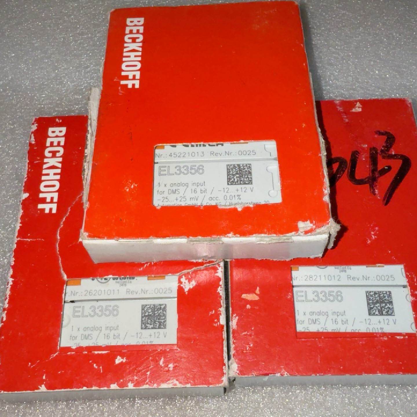 倍福EL3356模块全新原装正品德国制造现货供应包装