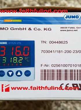 Jumo00448625久茂温控器70304118120023000dTRON316原厂