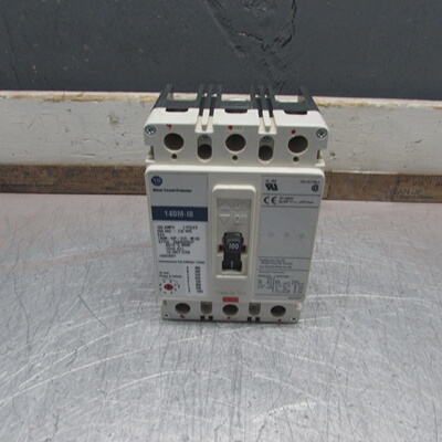 AllenBradley140MI8PD10MCIRCUITBREAKER3P100A600V干净优惠
