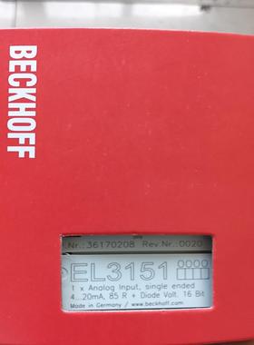 BECKHOFF倍福模块EL3151顺丰询价