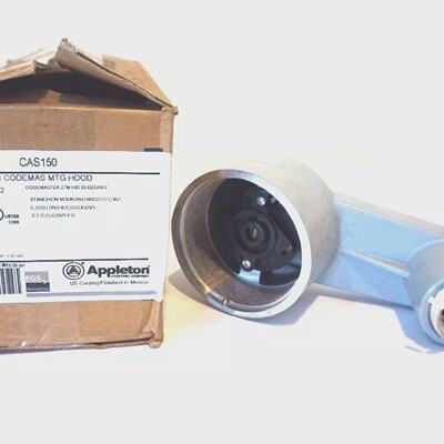 2 NEW APPLETON CAS150 STANCHION MOUNTING HOOD 114