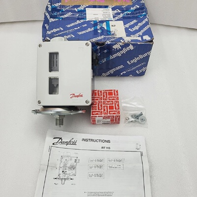 Interruttore Di Pressione Differenziale Danfoss RT113 0.4 Ba