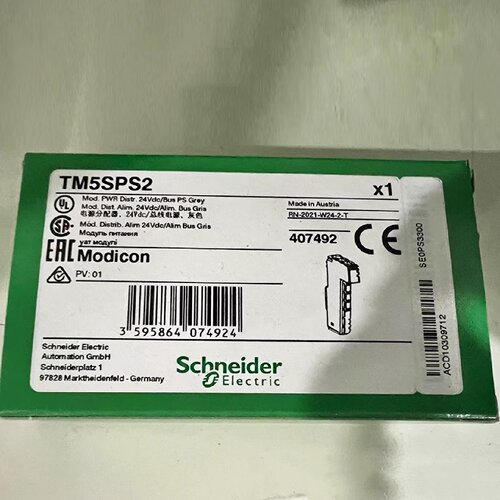 议价TM5SPS2施耐德24V电源模块为I/O模块及TM5总线提供电源全新原