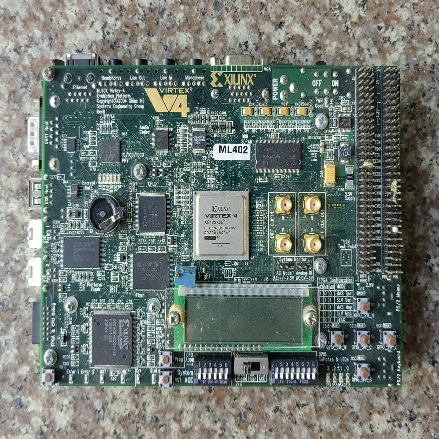 ML402开发板ML40XVirtex一4，拆机货售后--议价商品