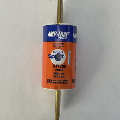 FERRAZ SHAWMUT AJT200 AMPTRAP 2000 SMART SPOT FUSE 200A 600V