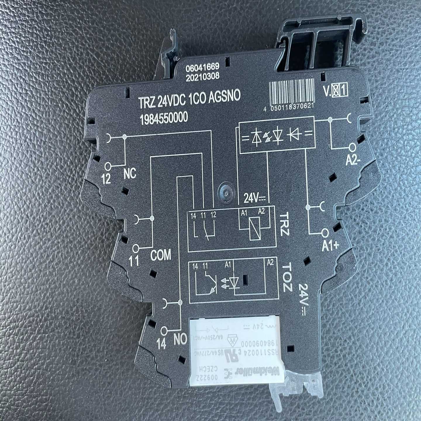 议价全新魏德薄片继电器24V1OO适用